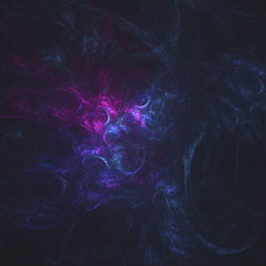 Abstract fractal illustration for creative design. Colorful psychedelic background.Consists of fractal texture and is suitable for use in projects on imagination