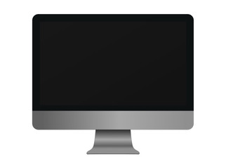 Mac computer monitor vector