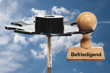 Stempel Befriedigend