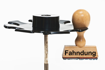 Stempel Fahndung