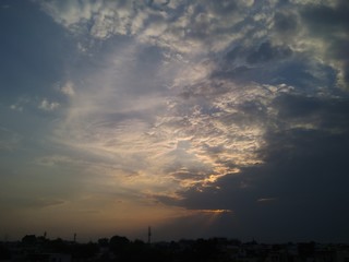 time lapse sunset