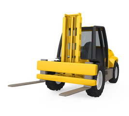 Forklift Truck Isolated