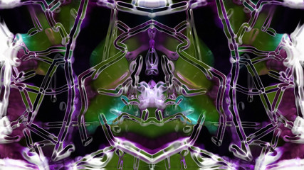 Digital Render Abstract Symmetric Kaleodiscope Pattern © Tansy_Art