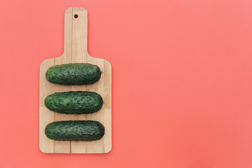 Cucumbers on the board