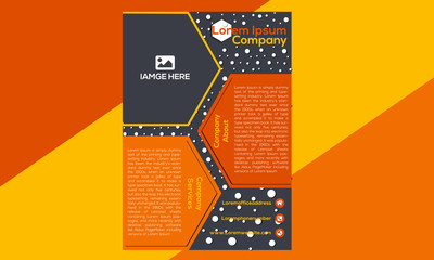 Brochure flyer design, template vector Design, Leaflet presentation Design, layout in A4 size.