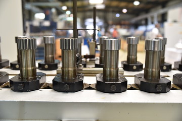 close up of a machine