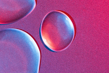 Abstract liquid colored background. Drop Fusion Macro