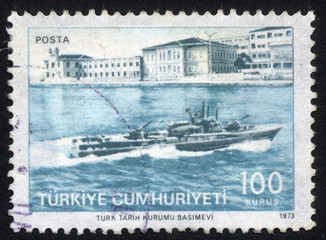 Postage stamps of the Republic of Turkey is offset printing Postal Telegraph and Telephone institutions. Republic of Turkey postage stamps.