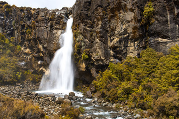 Taranaki Wasserfall, Wasserfall, Tongariro Nationalpark, Nordinsel, Neuseeland