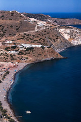 View of the beack from above