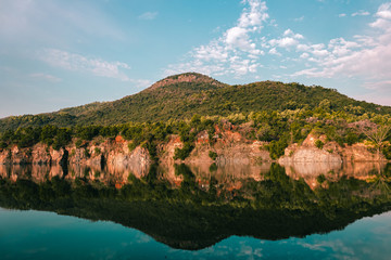 lake in the mountains