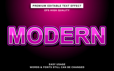 modern text effect