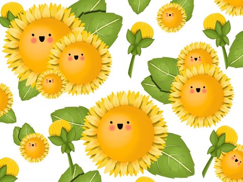 Sunflower Cartoon