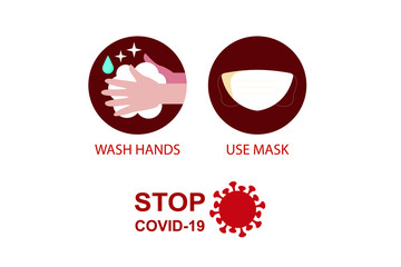 Wash your hand icon. hygiene icon vector 