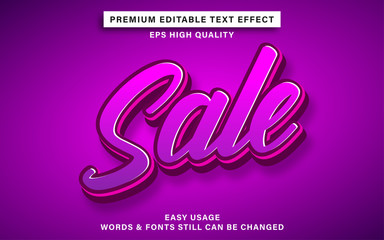 sale text effect