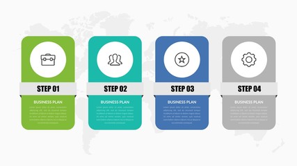 Corporate Business Infographic Element Premium Vector