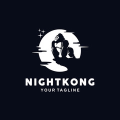 Gorilla Logo Design Template Idea © rycw