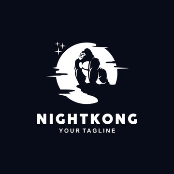 Gorilla Logo Design Template Idea