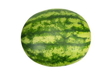 watermelon isolated on white background with clipping path