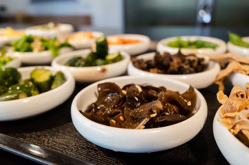 Taiwanese appetizer on a table