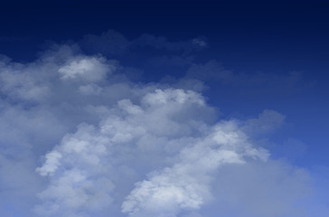Obraz premium blue sky with clouds