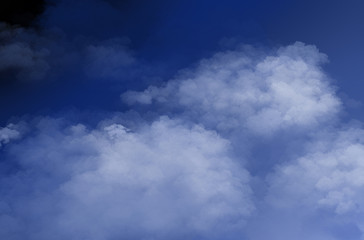 blue sky with clouds