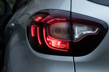 Led tail lights with 3D effect