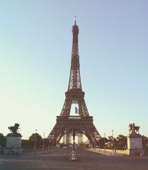 Obraz premium TOUR EIFFEL TROCADERO