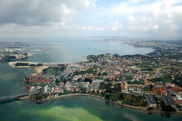 aerial views from Oleiros helicopter
