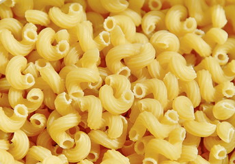 high-grade flour macaroni close - up, macro, in natural light