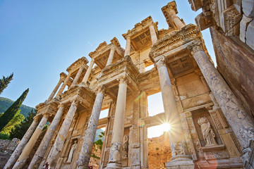 Obraz premium The library of Celsus at the ancient site of Ephesus