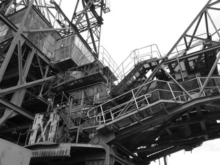 historische Tagebautechnik