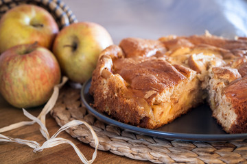 Homemade apple pie