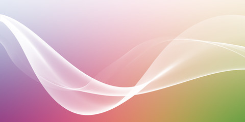 Multi color light abstract waves design