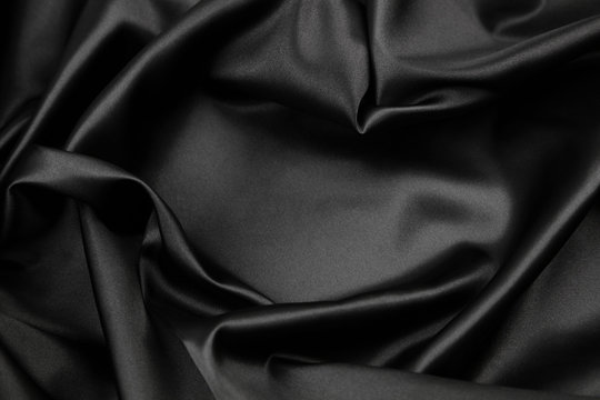 Black Silk Fabric