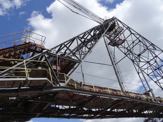 historische Tagebautechnik