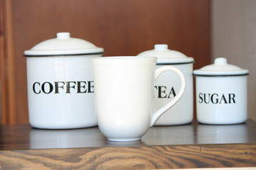 Coffee Mug - White - Bright - Farmhouse - Mockup