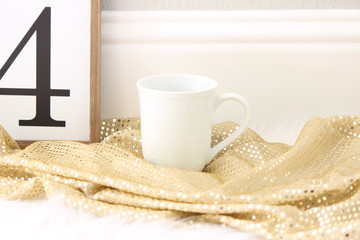Coffee Mug - White - Bright - Farmhouse - Mockup