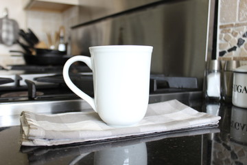 Coffee Mug - White - Bright - Farmhouse - Mockup