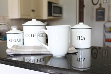 Coffee Mug - White - Bright - Farmhouse - Mockup