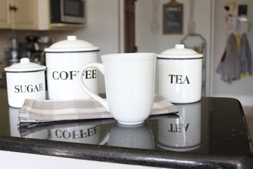 Coffee Mug - White - Bright - Farmhouse - Mockup