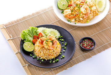 Fried rice with prawn