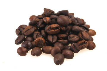 Roasted coffee beans for cooking
