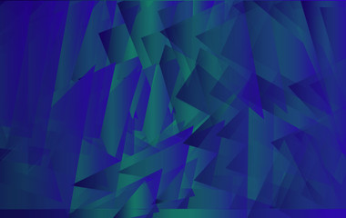 Fototapeta premium Modern blue abstract polygonal background. Geometric texture background