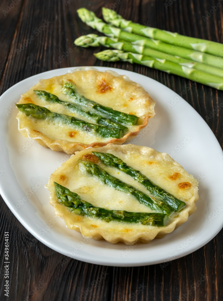 Canvas Prints Asparagus tart