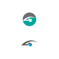 Eye Care vector logo design