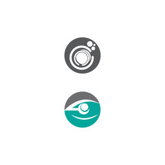 Eye Care vector logo design