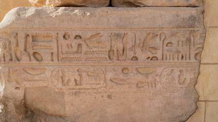 Luxor, Egypt : The Mortuary Temple of Hatshepsut, also known as the Djeser-Djeseru, is a mortuary...