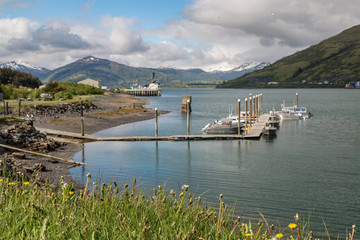 Coast guard base across women's bay Kodiak, Alaska