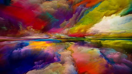 Photo sur Plexiglas Mélange de couleurs Petals of Dreamland
